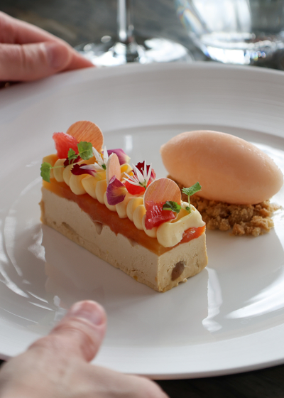 Dessert on a plate